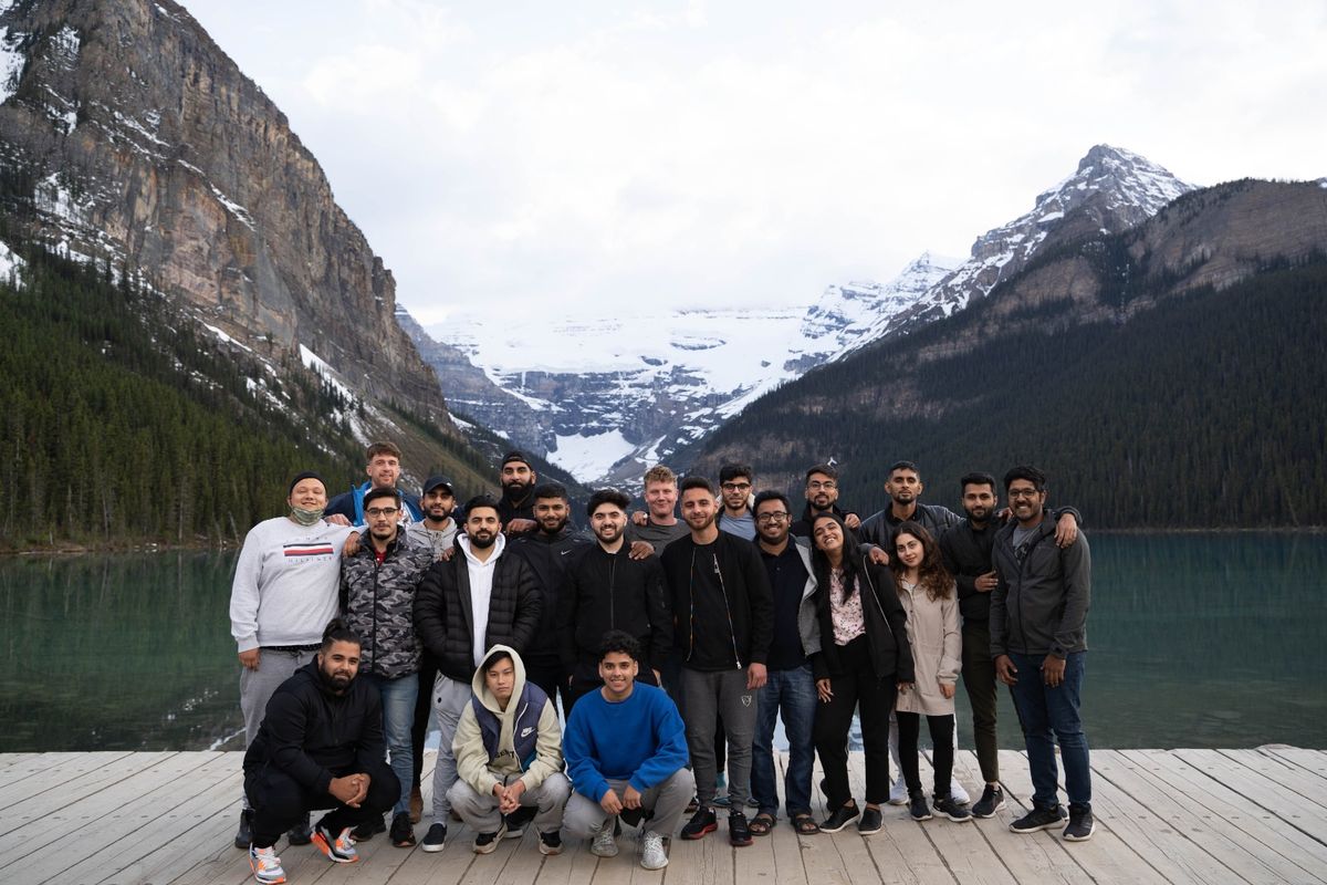 Telebridge team at Lake Louise, Alberta